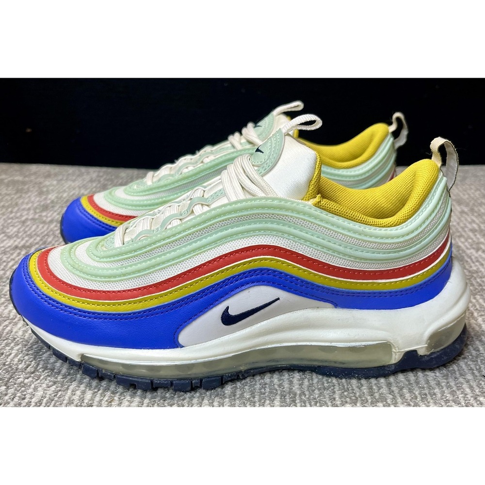 Nike Air Max 97 Shoes Womens Size 6.5 Multicolor Rainbow DH5724-100 Sneakers